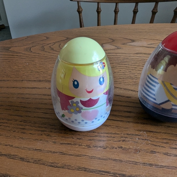 Weeble Wobbles lot of 3. GUC. - Picture 4 of 8